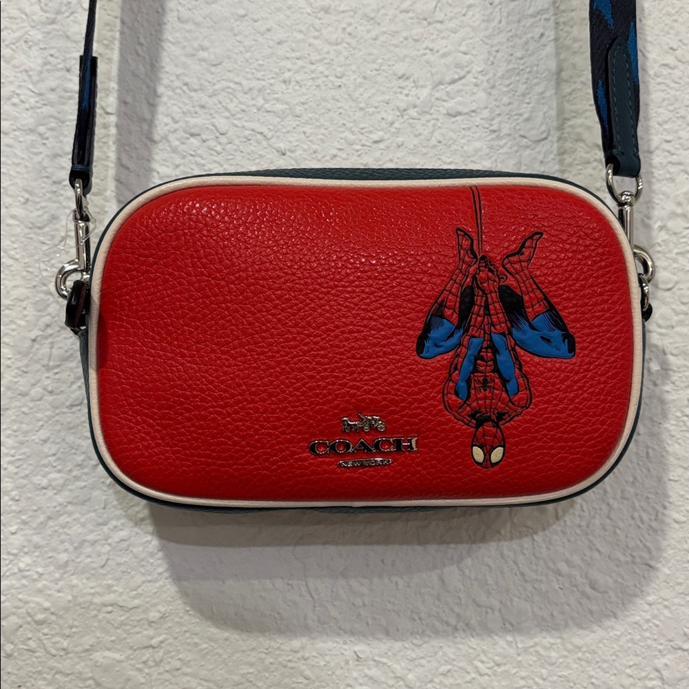 Coach Marvel Jes Crossbody Bag With Spider-Man